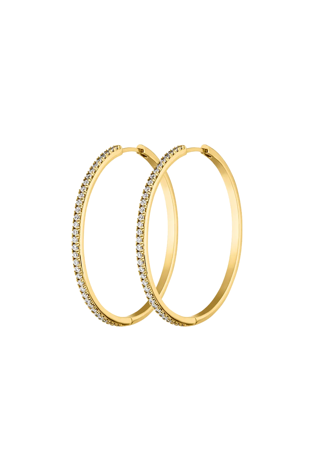 Allira Hoops Extra Large 14K Gold Plated