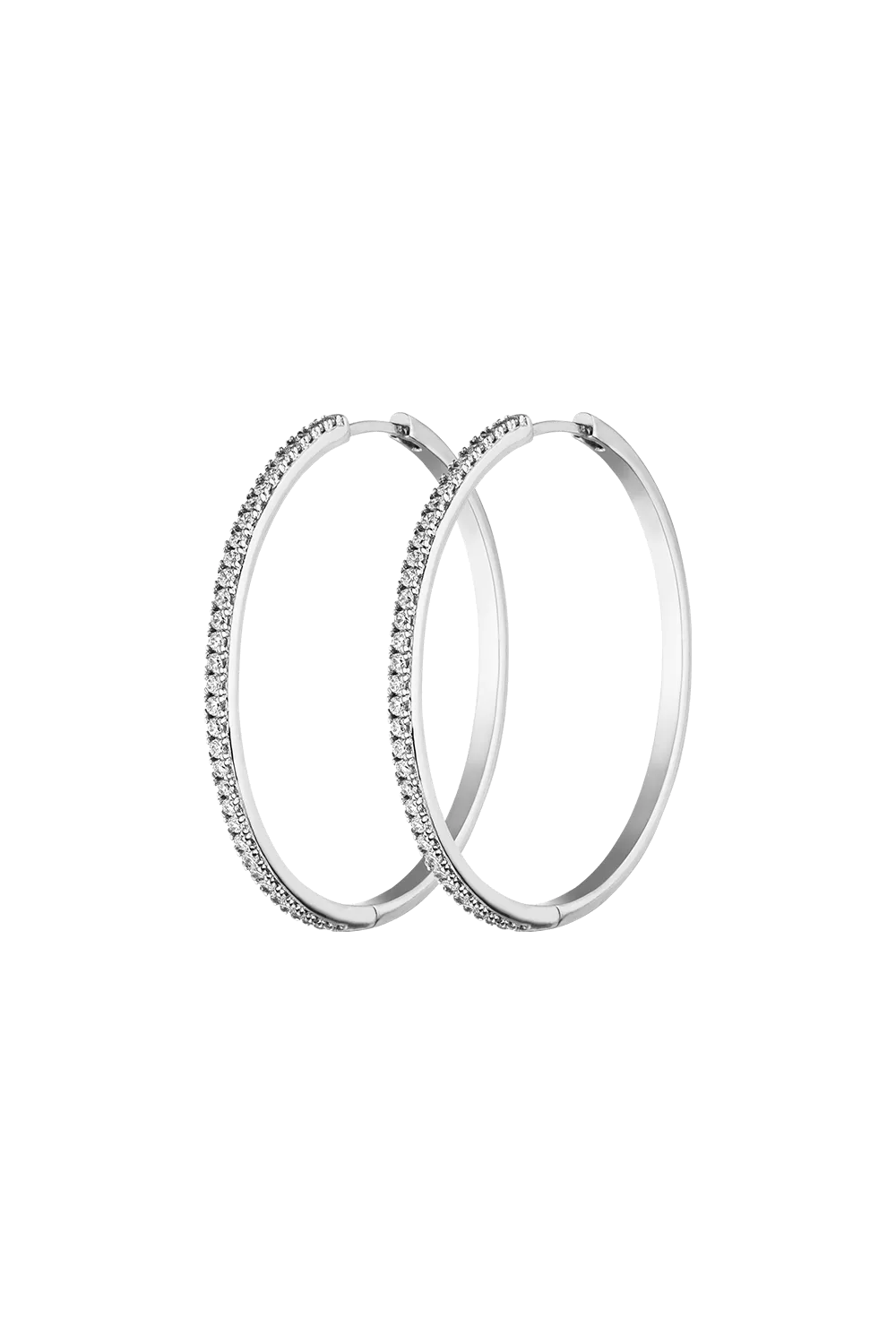 Allira Hoops Extra Large Silver