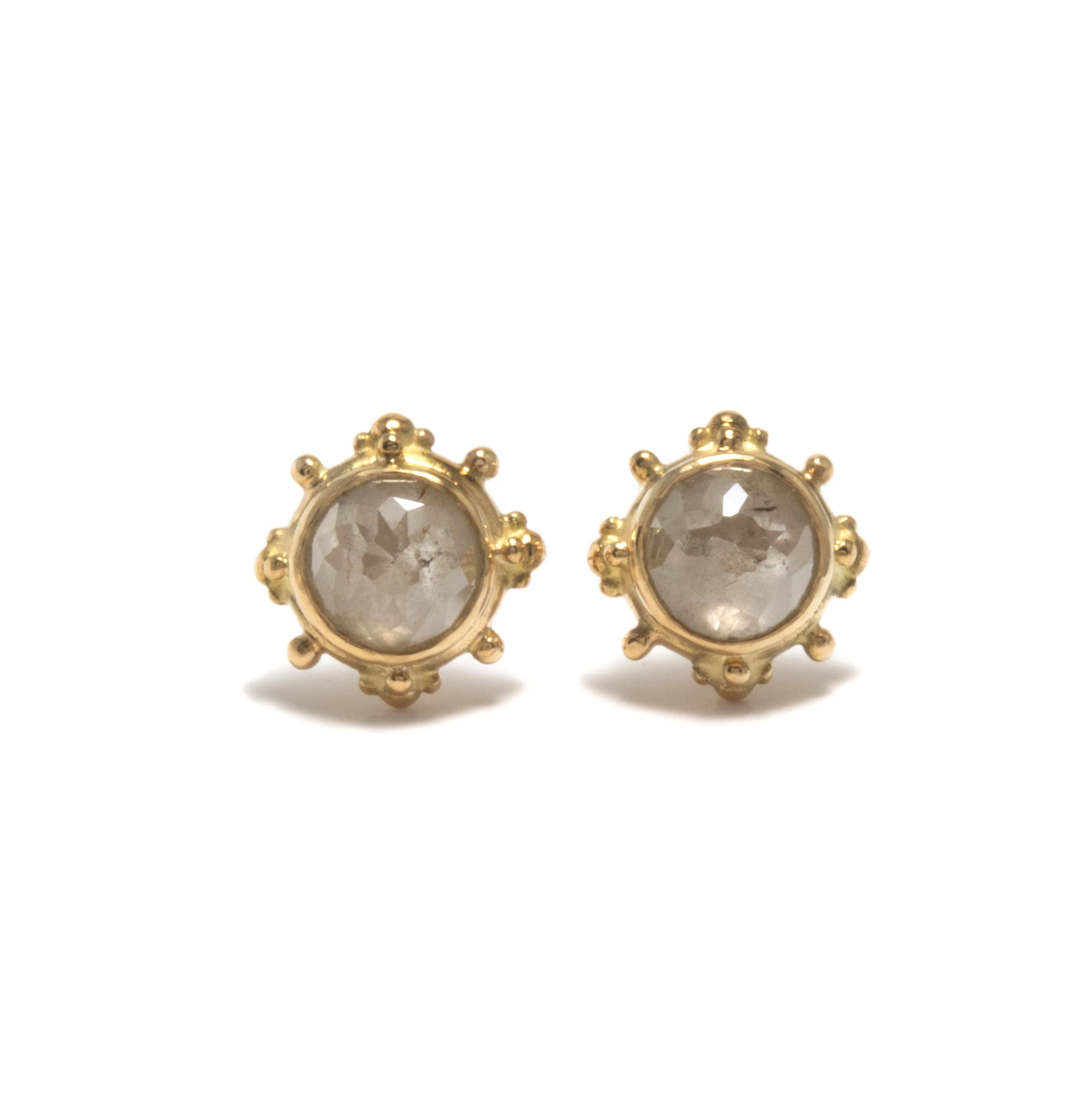 Champagne Diamond Studs