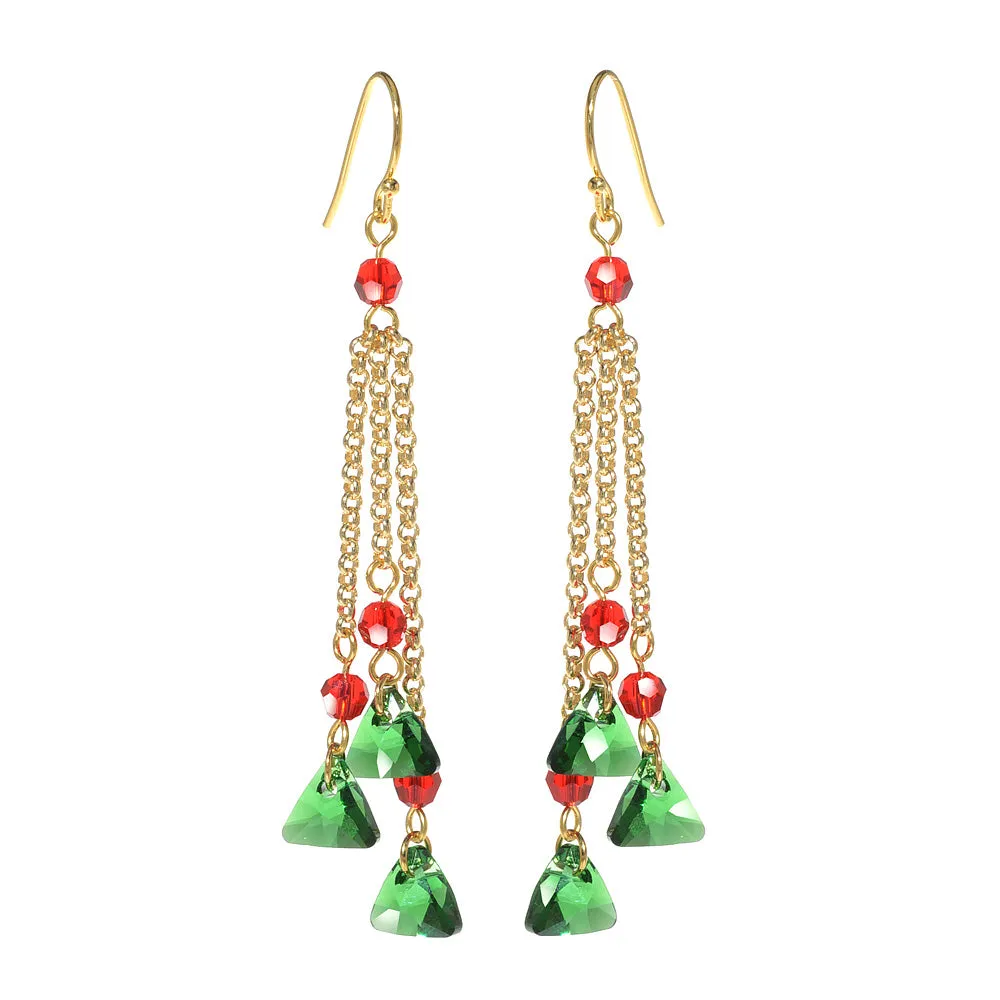 Christmas Tree Lane Earrings (Reboot)