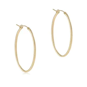 enewton Oval Gold Hoop Earrings