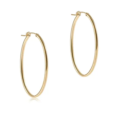 enewton Oval Gold Hoop Earrings