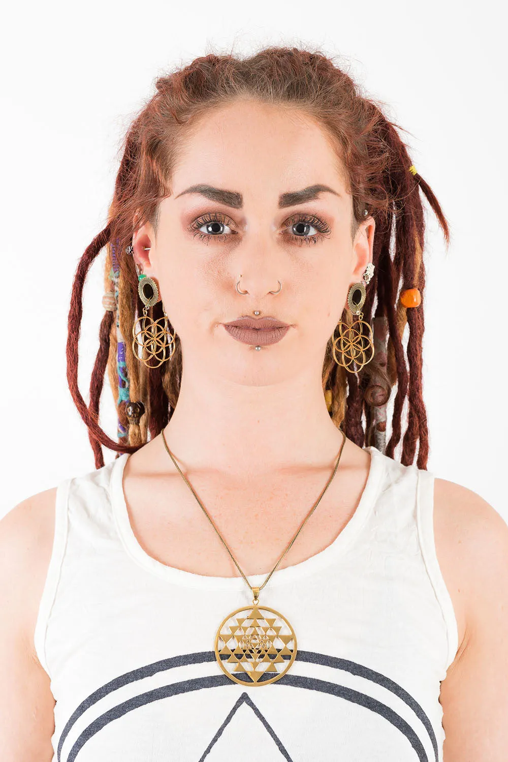 Large Sri Yantra Pendant
