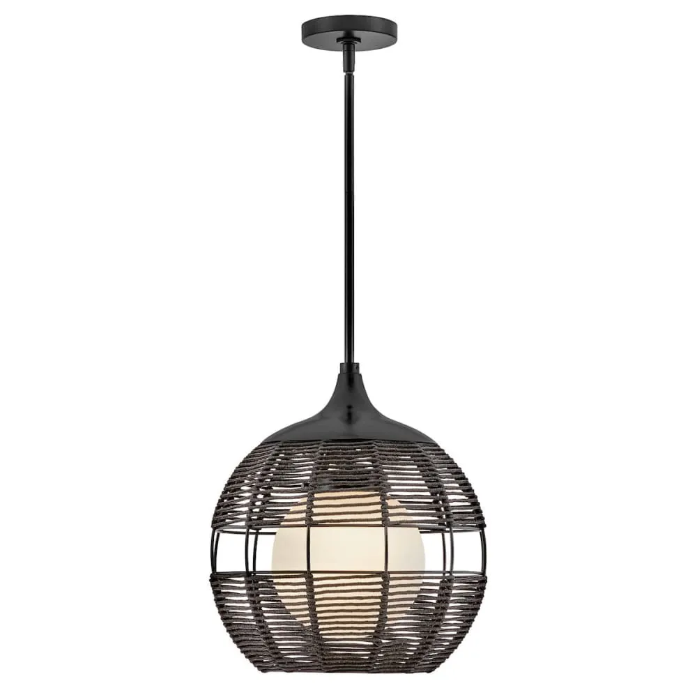 Maddox Orb Pendant - Black