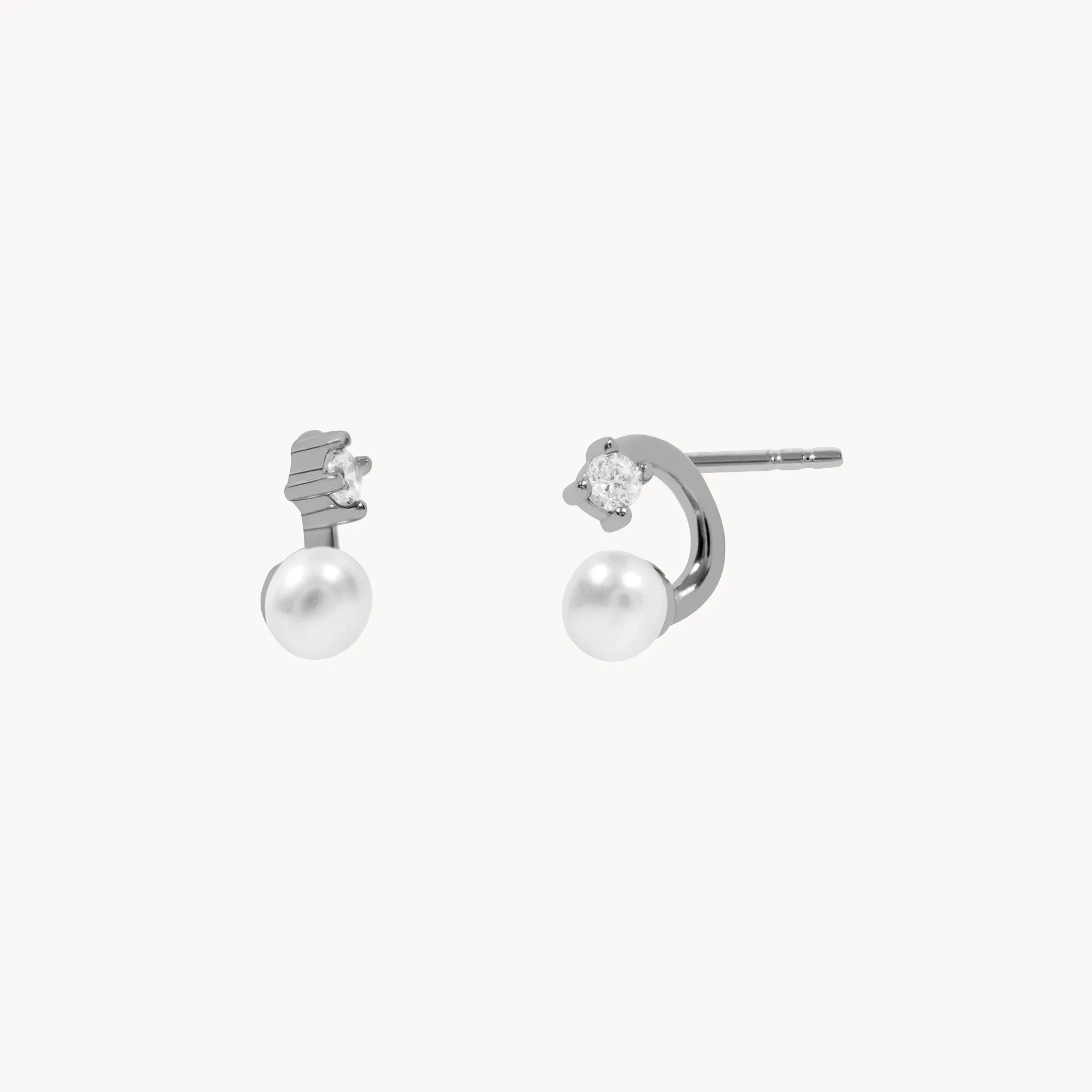 PENDIENTES MOON PEARL